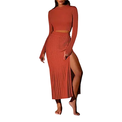 Orange Two-piece Set